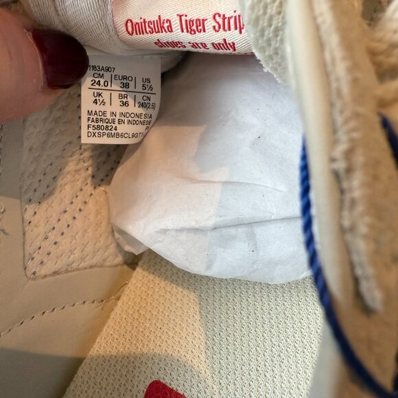 BNIB Onitsuka Tiger Tokuten women's 7 EU 38, Birch/Grey Floss, new in box - Picture 8 of 8